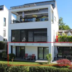 Ferienwohnung Wellenreiter mit ruhigem Garten