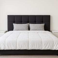 Modernes Haus direkt am Rhein