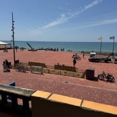 Beachfront apartment with sunset