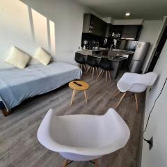 Alojamiento moderno y bien conectado a pasos del Metro y centros urbanos