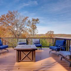 Spacious Norfork Lake Home Game Room and Views!