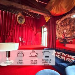 10 Très Grande Chambre insolite double volume XL, proximité gare de tourcoing