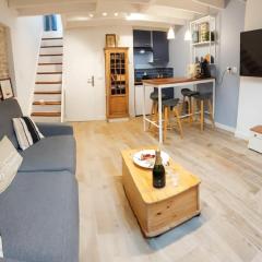 La Coquille Séjour en Duo Confort Maisonnette de bourg à Ouistreham - Situation idéale commerces & plage - Wifi et linge inclus