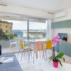 Studio 2 pers climatisé, proche plage et commerces, WiFi - FR-1-466A-24