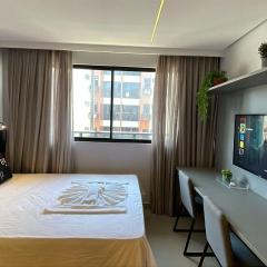 WayQ7-Belísismo Flat p/3 pessoas, Tambaú, 200m mar