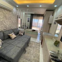 استوديو للايجار مفروش سمارت و مكيف بالكامل في بورتو جولف