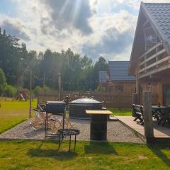 Kaszubski zakątek, 2 domki ,20 osob,balia,sauna,kominek