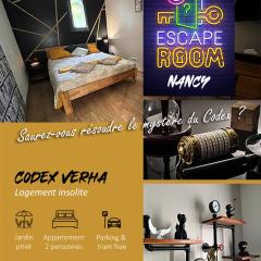 Escape Room Codex Verha - Logement insolite Nancy