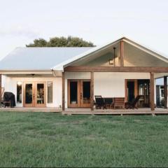 Modern Luxury Rental with Bohemian Decor near Antique Show in Round Top, Texas