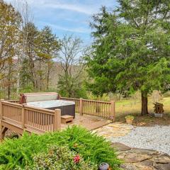 Cozy Couples Getaway with Hot Tub Fox Ridge Cabin