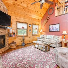 Cozy Couples Getaway with Hot Tub Fox Ridge Cabin