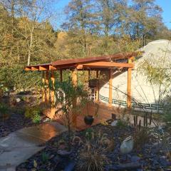 glamping v jurtě na Hranáči