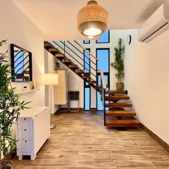 Apartment Duplex with private terrace and beach access