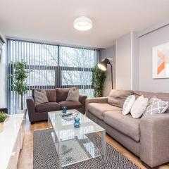 Central Modern 2BR Flat with Parking & Balcony