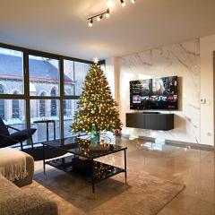 Chic Loft Facing Neo-Gothic Church