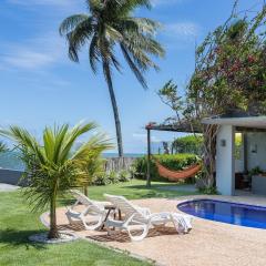 Casa Ilha| beira mar, piscina aquecida, 4 suítes