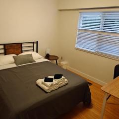 Spacious Family Room with Shared Washroom