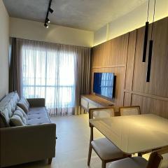 TS402-Apê lindo e aconchegante p/ 4 pessoas na praia