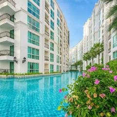 芭提雅市中心民宿预定 Olympus水系公寓酒店 健身房 步行街 海滩附近 一居室