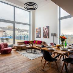 Stylish penthouses featuring a terrace in Prague