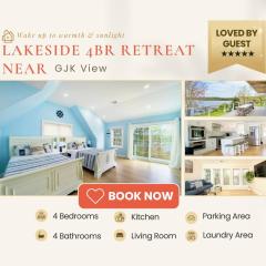 40 - 4BR Lakeview - Lakeside retreat near GJK View