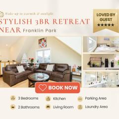 60-3 3BR Boston - Sleek Apartment near Franklin Park