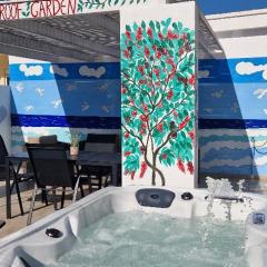 Stergios top view residence with jacuzzi