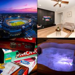 Charlotte 5 Bedroom Home with Hot Tub, Patio, TV and Board Games Close to Uptown, Airport, Dining and Entertainment - Spacious Family Friendly!