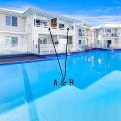 Pacific Blue Poolside Escape