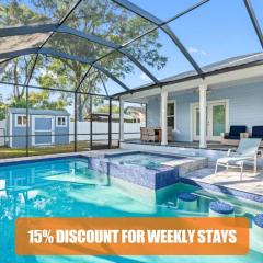 Luxury Stay Heated Pool and Hot Tub Fenced Yard