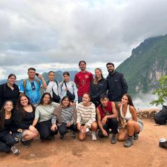 Nong Khiaw Over Night Camping Sunrise and Sunset At Phadeng Peak Viewpoint