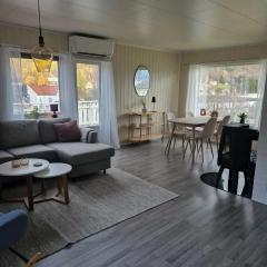 House with terrace and a big garden in centrum of Lyngseidet