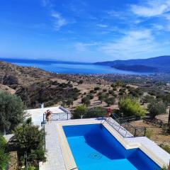 Theonimfi Villa for 5 with pool and Sea View