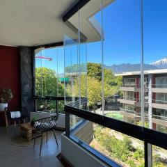 Departamento con gran terraza y hermosa piscina