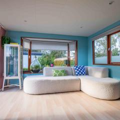 Kleurrijk boshuisje Sole op de Veluwe