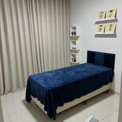 Quarto privativo com garagem - Bairro Tibery Uberlândia - Center Shopping Teatro Municipal