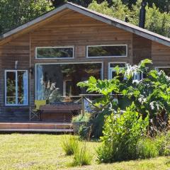 Cabaña Bahía Huillín, Cascadas, lago Llanquihue