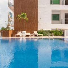 Apartment for 6 on the first floor with pool