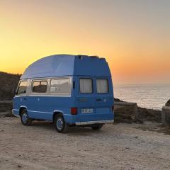 rent a Blue Classics's Campervan MB 100 for a van trip in Algarve