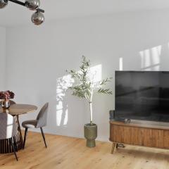 City apartment by the waterfall