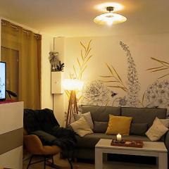 Panoramique floral au cœur des illuminations Noël