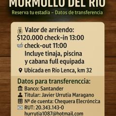 Cabañas murmullo del rio lenca