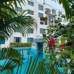 Apartamento grande enfrente del océano