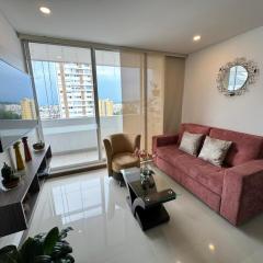 Club house 1105-Apartamento Fundadores con balcón, piscina, gym