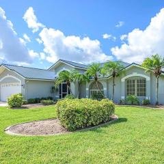 La Florida is a spacious 3bedroom home in SE Cape Coral with a serene freshwater canal view