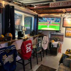 Game-Night Garage + Fire Pit + Grill