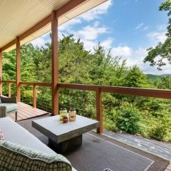Luxurious Mountain Retreat with Wrap-Around Porches and Hot Tub, Near Asheville and Black Mountain, NC