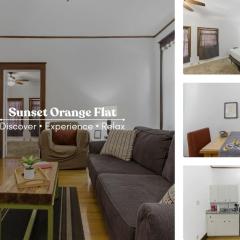 Sunset Orange Flat - City Vibe