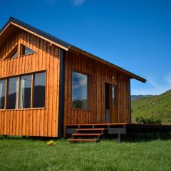 Chalet con vistas a las montañas