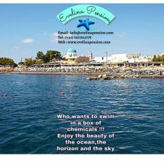 Evelina Beach Pension means vacation beside the sea, Who wants to swim in a box of chemicals, Swimming in the sea,There is nothing like a morning walk on a beach Beachlife definitely has a different vibe